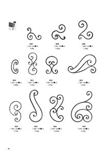 <span class=keywords><strong>Volutes</strong></span> à noyau <span class=keywords><strong>en</strong></span> acier <span class=keywords><strong>forgé</strong></span> Éléments <span class=keywords><strong>en</strong></span> <span class=keywords><strong>fer</strong></span> <span class=keywords><strong>forgé</strong></span> Pièce détachée pour balustrade de main courante de clôture de portail - Product Image 6