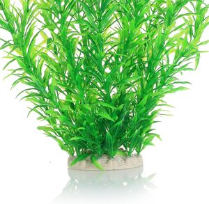 Décor d'aquarium Plantes artificielles en plastique écologique Vert/Rose/Violet Forme <span class=keywords><strong>de</strong></span> tige 21 pouces Extra Large Grand Fish Tank - Product Image 4