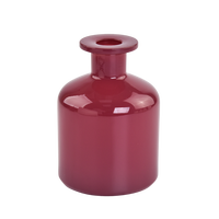 Diffuseur de parfum en verre rouge rubis Sunny Glassware avec boîte personnalisée de haute qualité pour la maison et le bureau