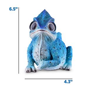 Bison <span class=keywords><strong>caméléon</strong></span> planteur solaire jardin décorations Figurine extérieur LED décor Figure éclairer décoratif Statue Accents pour cour - Product Image 4