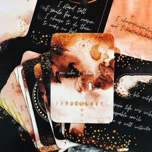 <span class=keywords><strong>Messaggi</strong></span> sensori personalizzati richieste Positive meditazione carte di cura di sé - Product Image 3