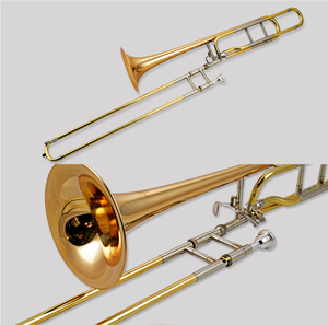 Instrumentos de trompa tenor Jinbao, trompa tenor profesional de tubo recto 802, instrumentos de latón para adultos, en clave de Si bemol. - Product Image 1
