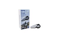 Intercom Bluetooth pour casque de moto TOUCARE T10, système de communication pour casque avec suppression du bruit, étanche IP67 pour la conduite