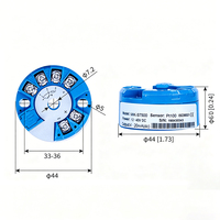 Konverter Sinyal Temperatur 4-20mA Modul Output Sensor PT100 RTD Transmitter Terintegrasi USB OEM ODM IP65 Plastik