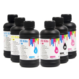 หมึกพิมพ์ซุปเปอร์คัลเลอร์สำหรับเครื่องพิมพ์ Epson Screen Uv Invisible Ink รุ่น DX5 DX7 TX800 - Product Image 1