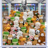 Venta al por mayor de juguetes de peluche mini de 10, 15, 20, 30 cm para máquinas de grúa, muñecos personalizados para máquinas expendedoras y juguetes de animales de peluche para máquinas de garras