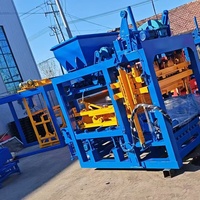 Machine à mouler des blocs de béton entièrement automatique QT4-25, machine à briques multifonctionnelle pour usine de ciment