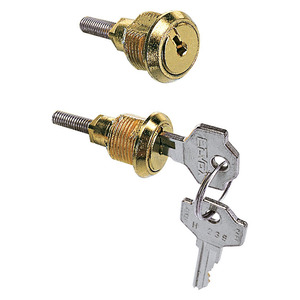 Verrous de plaque d'immatriculation Patavium, longueur 11,6 mm, avec clés, pour utilisation sur véhicule - Product Image 1