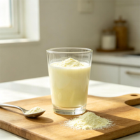 Poudre de cantaloup concentrée séchée par pulvérisation de qualité alimentaire, pure et naturelle, en gros, poudre de jus de melon Hami instantanée de haute qualité