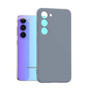 Ốp điện thoại silicon mềm mại, chất liệu microfiber, silicon lỏng dành cho Samsung Galaxy S26 S25 S24 S23 S22 Ultra Pro - Product Image 3