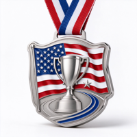 Médaille en alliage de zinc personnalisée, médailles d'honneur personnalisées pour les cérémonies de remise de prix et les célébrations