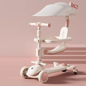 สกู๊ตเตอร์เด็กหุ่นยนต์ขนาดเล็ก พับได้ มีไฟ ปรับความสูงได้ สำหรับเด็กอายุ 2-8 ปี - Product Image 2