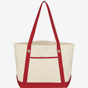 Sac fourre-tout <span class=keywords><strong>en</strong></span> toile de coton moyen avec logo personnalisé, promotionnel, nautique, cadeau <span class=keywords><strong>en</strong></span> gros - Product Image 4