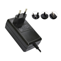 Adaptador de Corriente de Pared de 36W 12V 3A CA a CC, con Enchufe para EE. UU., Reino Unido, UE, Australia, Certificación DOE VI, CE, FCC, para LED, CCTV, POS, Fabricante OEM