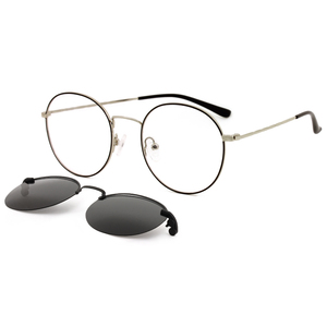 Vente chaude Optique Carré <span class=keywords><strong>Lunettes</strong></span> De Soleil Forme Ronde Magnétique Clip-On <span class=keywords><strong>Lunettes</strong></span> De Soleil <span class=keywords><strong>Lunettes</strong></span> Cadres - Product Image 6