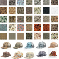 Gorra de Béisbol con Visera Curva y Logotipo Bordado, Gorra de Camuflaje Personalizada