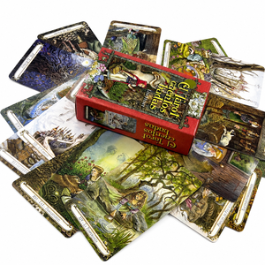 Mazzo di Carte Tarocchi Divinatorie per Adulti, 700 Stili, Bordi Dorati, Gioco da Tavolo per Interni, Carte Oracolo Quotidiane in Carta da 350gsm - Product Image 3