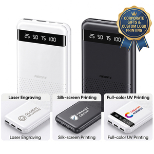 Batterie externe REMAX RPP-23 10000mAh 2.4A, chargeur portable mince à double port USB, cadeau promotionnel, <span class=keywords><strong>prix</strong></span> d'usine - Product Image 2