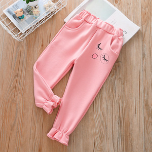 Velvet printed winter trousers for girls, thick <strong>stockings</strong>, children's <strong>tracksuit</strong>, wholesale, 2020 - Product Image 4