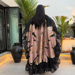 Abiti africani di moda Top per l'abbigliamento da donna biancheria intima elastica abito <span class=keywords><strong>africano</strong></span> da donna con bordo arruffato design abbigliamento <span class=keywords><strong>africano</strong></span> - Product Image 5