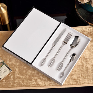 Juego de Cubiertos Nórdicos de Acero Inoxidable 304, 4 Piezas, Dorado y Plateado, Lisos, Cucharas Desechables para Té y Postre, Certificación LFGB, Venta al Por Mayor - Product Image 3