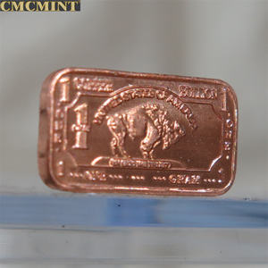 純銅コイン1グラム銅バッファローバーインドの古い銅コイン - Product Image 4