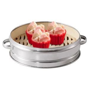 Vaporisateur en bambou durable fait main (10 pouces) 3 niveaux Happy <span class=keywords><strong>Home</strong></span> 1 ensemble vendu 10 pouces. Mini <span class=keywords><strong>Dim</strong></span> <span class=keywords><strong>Sum</strong></span> Rts - Product Image 3
