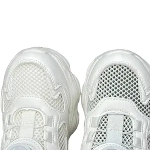 Venta al por mayor 2024 Zapatos Escolares Ligeros para Niños All White Shoes Kid Summer Sport Shoes