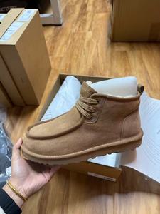 New Style Fashionable Men's One-piece Waterproof <b>Boots</b> with Canvas Upper Casual Walking Shoes <b>Thick</b> and Warm Cushioning <b>Boots</b> - Product Image 2