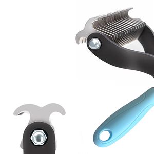 Brosse de toilettage pour animaux et râteau à poils sous-ouvrants en métal pour chats et chiens – Outils de toilettage très demandés - Product Image 4