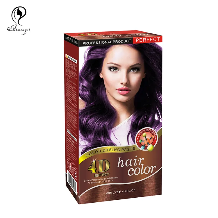 tinte para el cabello willkommen individuelle dauerhafte dunkelviolette haarfarbe für den heimgebrauch