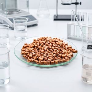 FUXI Cylindrical Brown PA66 GF35 Granules for Bottle Caps High Impact Resistance Injection Molding Grade - Product Image 1