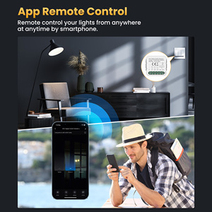 GIRIER Tuya Smart DIY Modulo Interruttore Luce ZigBee Senza Neutro, Controllo a 2 Vie, 1/2/3/4 Gang - Product Image 4