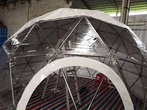 Nouvelle option d'abri pour les sans-abri de San Diego Tentes à dôme géodésique américain de taille 4m - Product Image 4