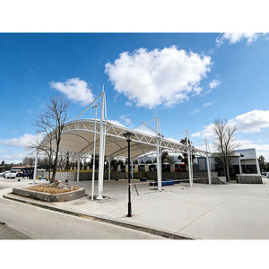 Toldo Deportivo de Tela Ligera con Fácil Montaje para Proyecto de Cancha de Baloncesto Comunitaria - Product Image 5