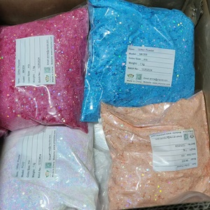 Mega Venta Purpurina Holográfica en Polvo Mezcla Gruesa Tonos Macarrón Resistente a Solventes para Vasos Tumblers y Manualidades de Resina Empaquetada en Bolsas a Granel de 1kg - Product Image 1