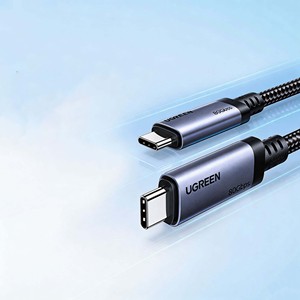 Cable de Datos UGREEN Dual Tipo-C Multifunción, Carga Rápida de 240W, Transferencia de Datos de Alta Velocidad de 10Gbps/40Gbps/80Gbps, Salida de Video 4K/8K/16K - Product Image 1