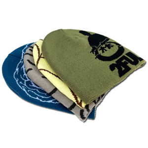 Bon prix du fabricant OEM : Bonnets <span class=keywords><strong>en</strong></span> <span class=keywords><strong>satin</strong></span>, bonnets surdimensionnés à motif toile d'araignée, bonnets jacquard personnalisés - Product Image 5