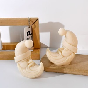 NOUVELLE ARRIVÉE MOLD EN SILICONE EN FORME DE VIEIL HOMME DE LA LUNE pour la fabrication de bougies d'aromathérapie - Product Image 6