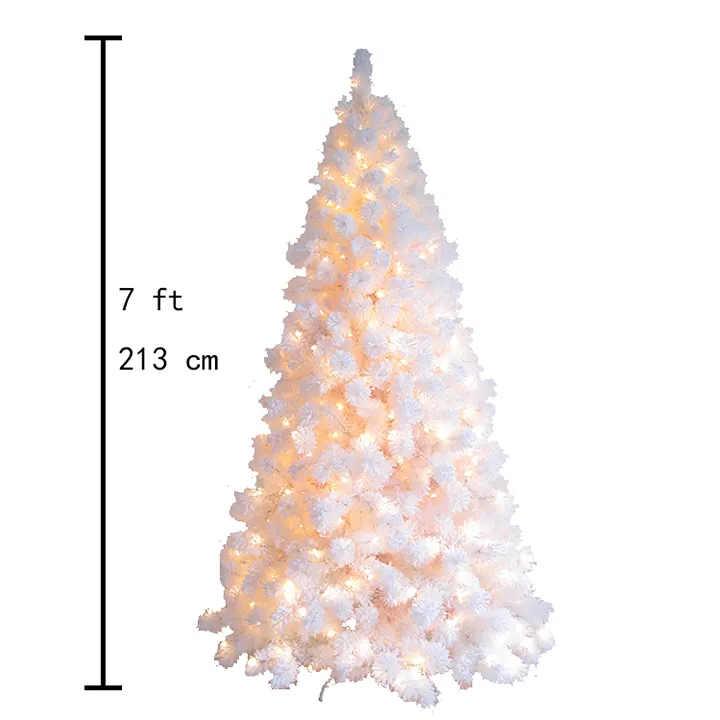 fiber optic realistic giant pvc pop up outdoor led prelit large decorated Classic Artificial Snow Flocked pink Christmas tree