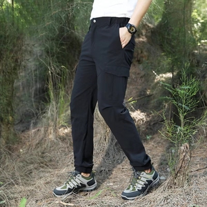Pantaloni Tattici Estivi da Uomo Leggeri e Traspiranti, Impermeabili, ad Asciugatura Rapida, Stile Cargo, per Pesca e Attività all'Aperto, Disponibili <span class=keywords><strong>in</strong></span> Taglie Grandi - Product Image 4