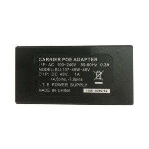 48v1a Máy tính để bàn PoE <span class=keywords><strong>Injector</strong></span> PoE Adapter 10/100Mbps cho IP PoE máy ảnh và không dây <span class=keywords><strong>AP</strong></span> cung cấp điện EU/US/UK/AU cắm tùy chọn - Product Image 2
