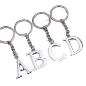 Accesorios de joyería DIY al por mayor: Llavero con soporte para monedas de aleación de zinc chapado en oro, colgante de 25 mm, cadena colgante de cuatro secciones, de lujo - Product Image 1