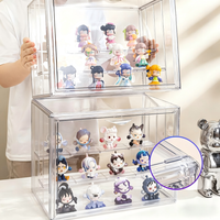Moderne Vitrine Transparent Assem ble Storage Stack able Showcase Figuren Sammlung Acryl würfel für Toy Dolls Display