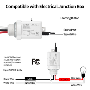 Interruptor de <span class=keywords><strong>Control</strong></span> Remoto Inalámbrico de 150m, 16A, 110V/220V/240V, el Más Vendido de Fábrica, para <span class=keywords><strong>Control</strong></span> de Iluminación en Dormitorios y Baños - Product Image 3