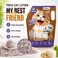 Pasir Kucing Tofu yang Dapat Dibuang di Toilet Super Menyerap Penghilang Bau 100% Alami Ramah Lingkungan Pasir Kucing Alami Berbasis Tumbuhan untuk Kucing