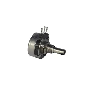China made rotary potentiometer metall welle carbon potentiometer