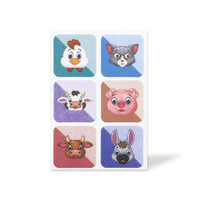 Autocollant OEM Mignon Animal pour Masque d'Aromathérapie, Patch Portable Parfumé aux Huiles Essentielles pour Masque Facial, Air Frais