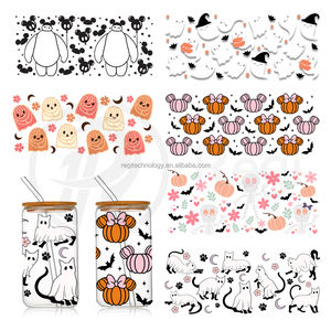 हेलोलीन 16 औंस और 20 औंस उच्च गुणवत्ता वाले कप रैप हस्तांतरण कप के लिए नवीनतम uv कप के लपेटें - Product Image 2