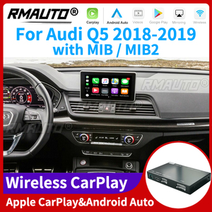 RMAUTO ระบบเชื่อมต่อไร้สาย Apple CarPlay MIB MIB2 สำหรับ Audi Q5 ปี 2018-2019 รองรับ Android Auto, Mirror Link, AirPlay, ภาพกล้องมองหลัง และ Car Play - Product Image 1